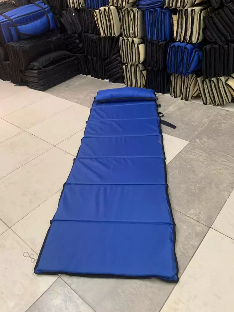 Matelas de Camping Pliable Facile à Transporter 185 x 65 cm
