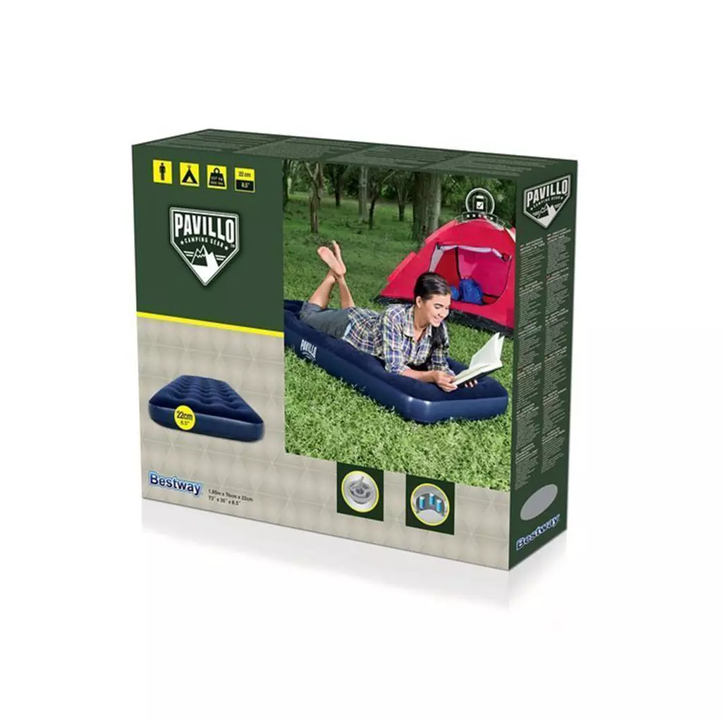 Bestway Matelas Gonflable 185cm 76cm x 22cm 67000