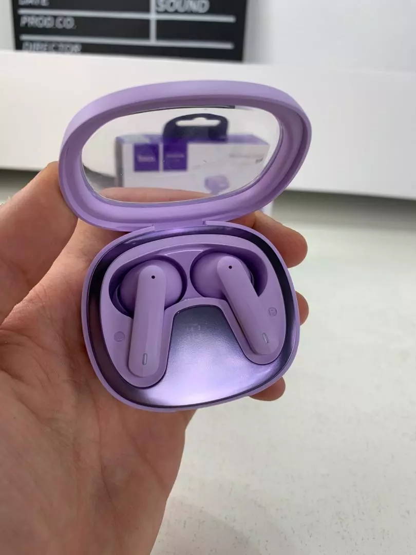 Écouteurs sans fil Bluetooth 5.3 HOCO EQ6 Purple – سماعات لاسلكية أصلية